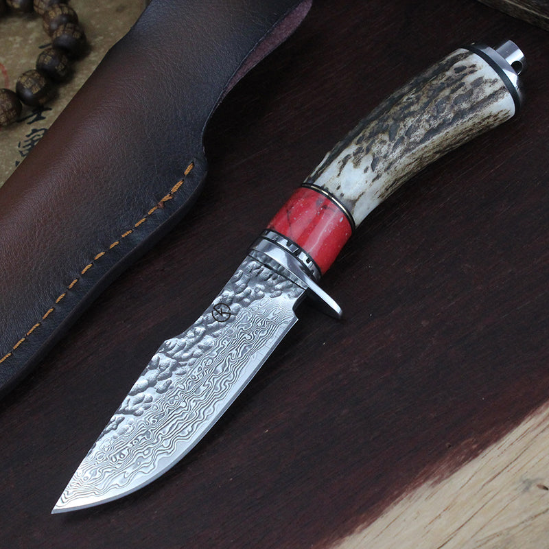 Koch Knives Handmade Stainless Steel Damascus Hunter Outdoor Knife GT0165