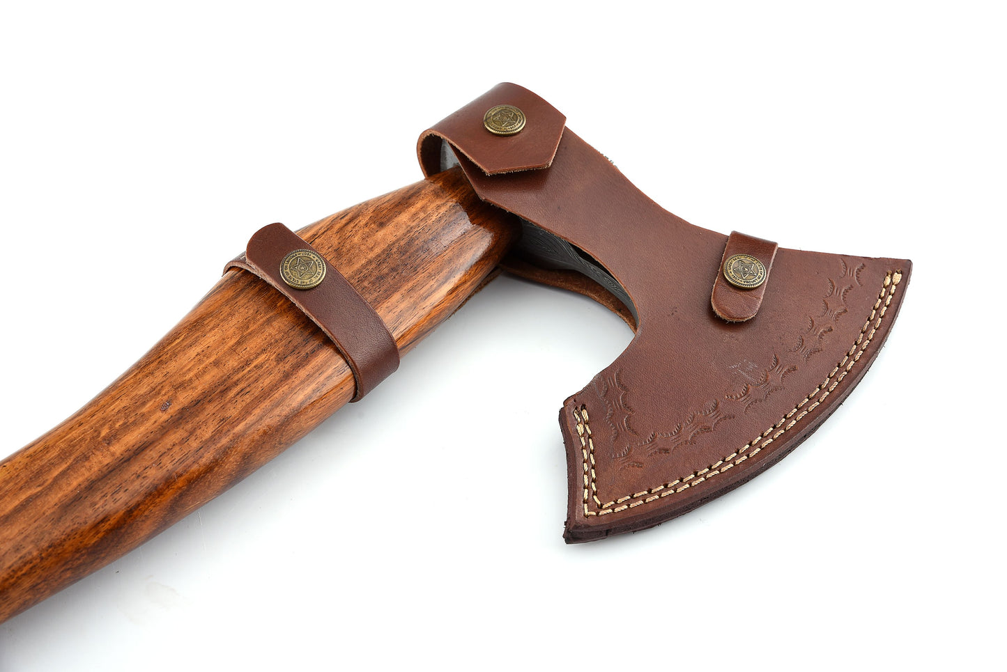 Damascus Valknut Axe - KKMB-DA-0004