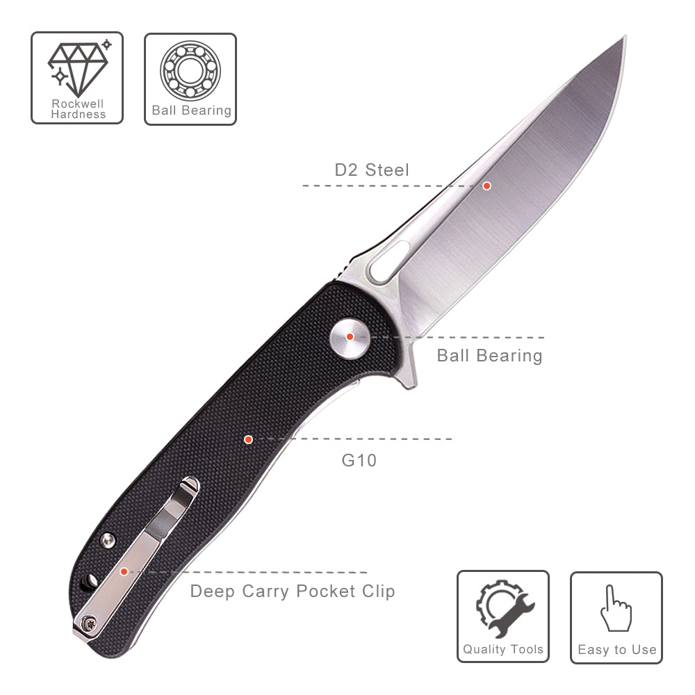 Koch Knives D2 EDC Folding Knife KK18038