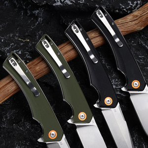 Koch – D2 Steel – Clip Point Folding Utility – KK1146BL