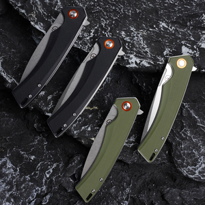 Koch – D2 Steel – Reverse Tanto Folding Utility – KK246GT