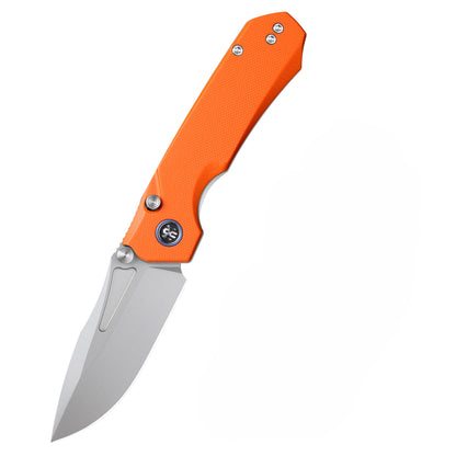 Remette RNDG3 - D2 Steel Folding Utility Tool -Orange G10