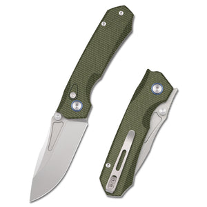 Remette – Stainless Steel – Clip Point Folding Utility – MC319G