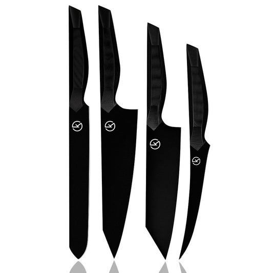 Koch NightFox 4-Piece Knife Set – Black Titanium Series