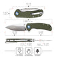 Koch – D2 Steel – Broad Drop Point – QY42010