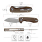 REMETTE RT-Camel 14C28N Button Liner Lock Folding Knife  RTCMLC