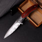 Koch – Handmade Stainless Steel Damascus Folding Tool – KKDK003