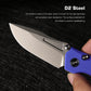 Remette RNDG4 – D2 Steel Folding Utility Tool – Blue G10