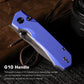Remette RNDG4 – D2 Steel Folding Utility Tool – Blue G10