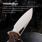 REMETTE RT-Camel 14C28N Button Liner Lock Folding Knife  RTCMLC