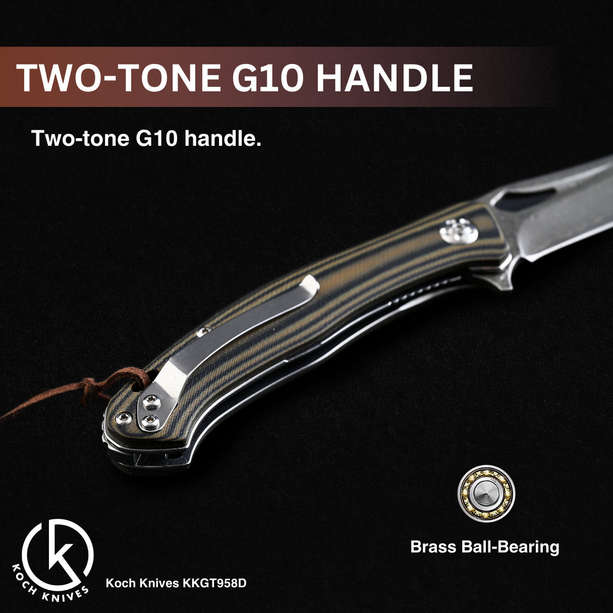 Koch Knives KKGT958D EDC Folding Knife