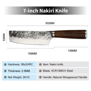 Anjin-Sama – Forged Nakiri Utensil – DMS-428C