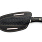 Koch  - Carbon Damascus Steel Fixed Outdoor Tool - Buffalo Horn Handle - DHK-HUNBH