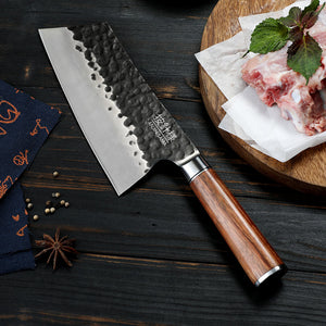 Anjin-Sama – Kurouchi Hammered Cleaver Utensil – DK-071M