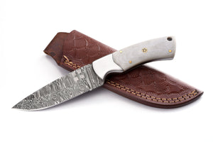 Koch Twisted Damascus Outdoor Utility Tool: G10, Steel Bolster MT-D-0064