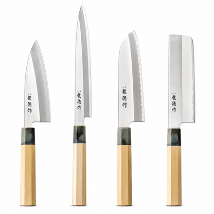 Ryutoku – SUS420J2 Stainless Steel – Japanese Culinary Utensil Set – FC-5S4