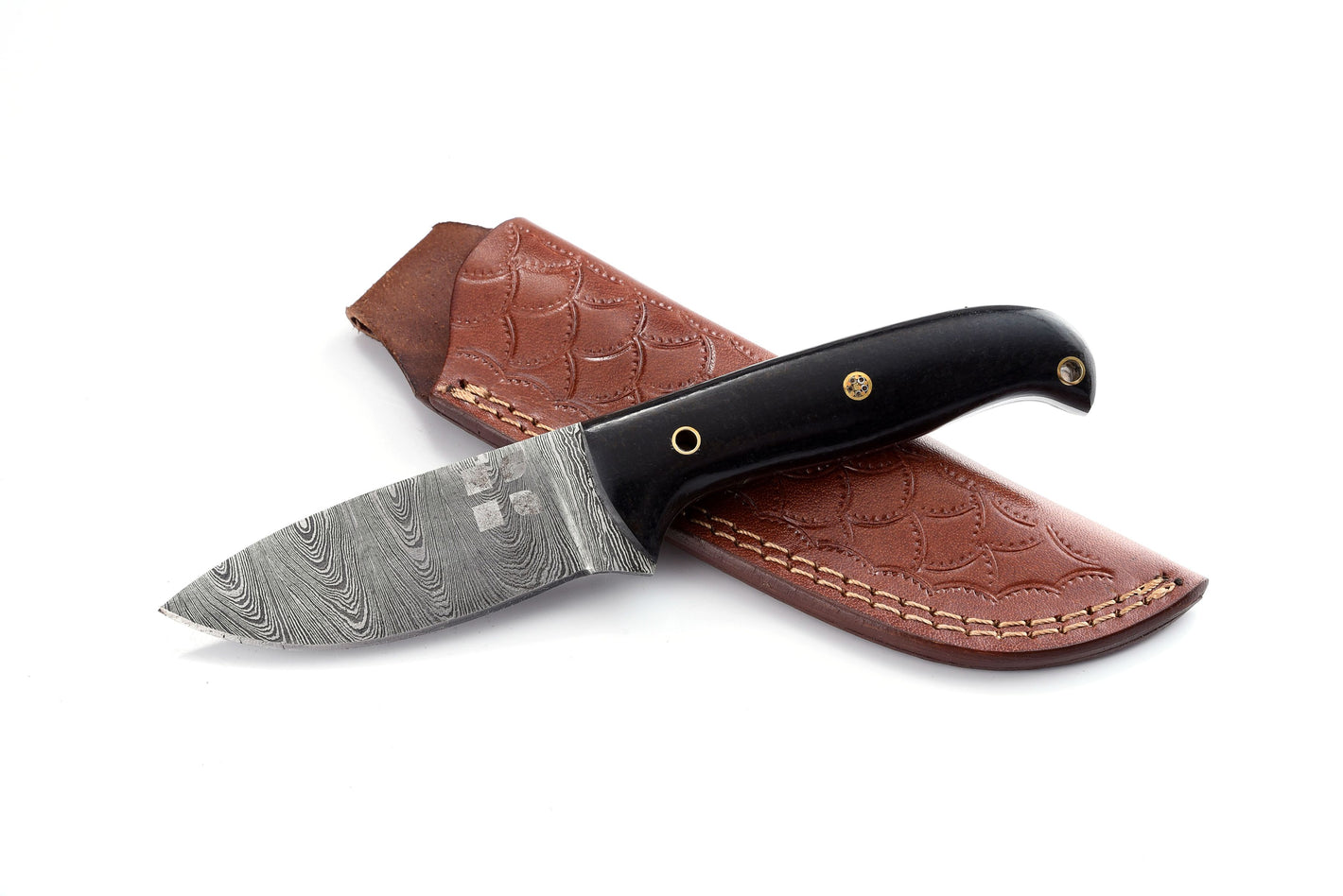 Koch Twisted Damascus Outdoor Utility Tool Micarta Handle MT-D-0016