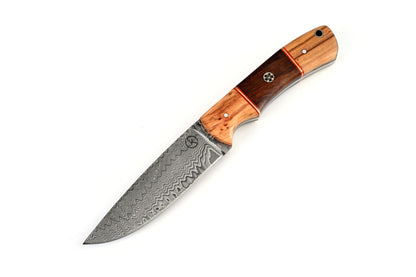 Koch Damascus Steel Fixed Outdoor Tool - DHK-HUNROW