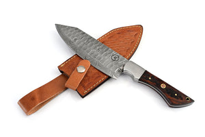 Koch - Damascus Steel Santoku Culinary Utensil - CK-DW2