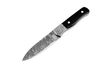 Koch Carbon Damascus Steel Fixed Outdoor Tool - DHK-BKBH
