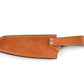 Damascus Steel Kiritsuke Chef's Knife with Leather Sheath - CK-DW1
