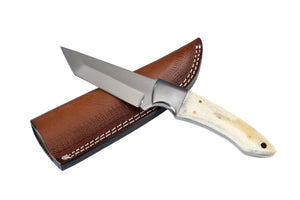 Koch Biltong D2 Fixed Utility Tool (Camel Bone Handle) GH-D2-109