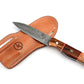 Koch Damascus Bush Knife with Olive and Rosewood Handle DHK-BKROW