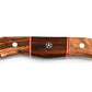 Koch Damascus Bush Knife with Olive and Rosewood Handle DHK-BKROW