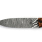 Koch Bush Knife with Red and Blue Pakka Wood Handle DHK-BKBRM