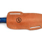 Koch Bush Knife with Red and Blue Pakka Wood Handle DHK-BKBRM
