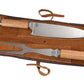 Koch D2 Carving Set with Olive Wood and Brass Handles SCZ-701