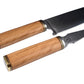 Koch D2 Carving Set with Olive Wood and Brass Handles SCZ-701