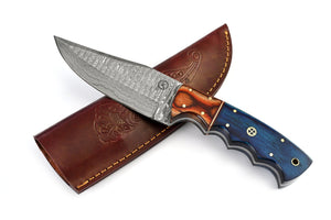 Koch  - 67-Layer Carbon Damascus Steel Fixed Outdoor Tool - DHK-0004BRM
