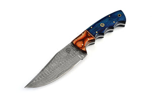 Koch  - 67-Layer Carbon Damascus Steel Fixed Outdoor Tool - DHK-0004BRM