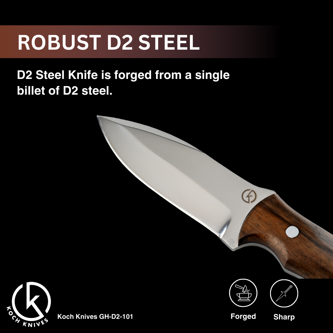 Koch Handmade D2 Mini Drop Point – GH-D2-101