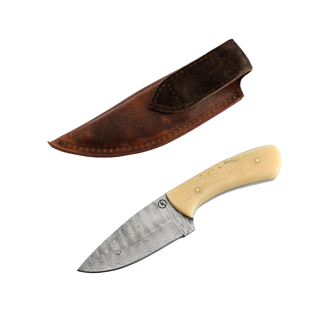 Koch Handmade Stainless Damascus Skinner - MB-SDSK-0083