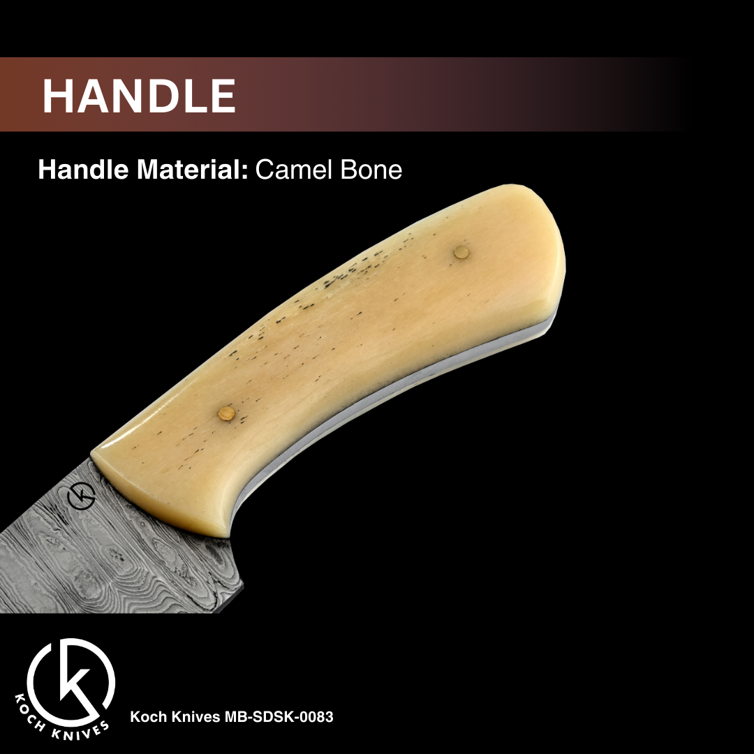 Koch Handmade Stainless Damascus Skinner - MB-SDSK-0083