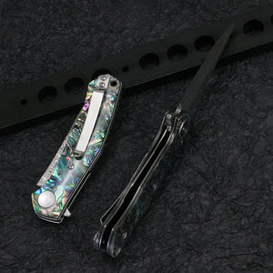 Koch – Stainless Damascus Folding Tool – KKGT4020