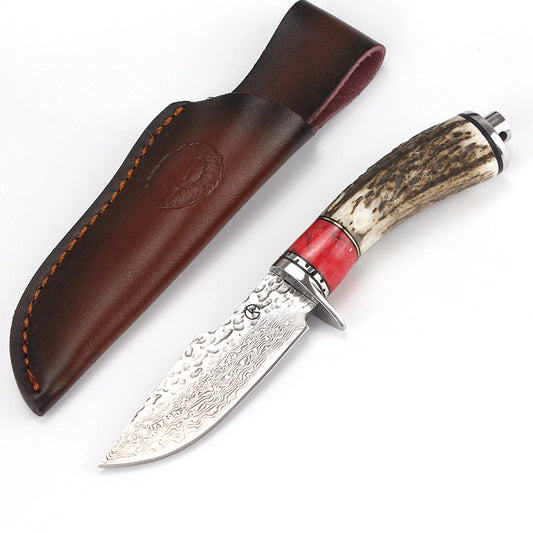 Koch Knives Handmade Stainless Steel Damascus Hunter Outdoor Knife GT0165