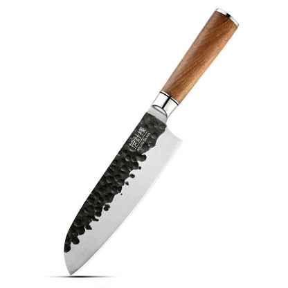 Anjin-Sama – Kurouchi Hammered Santoku Utensil – DK-071O