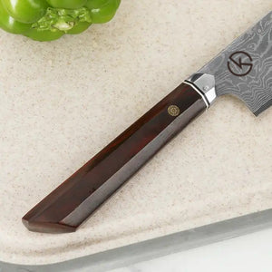 Koch – Stainless Damascus – Nakiri Utensil – KK683