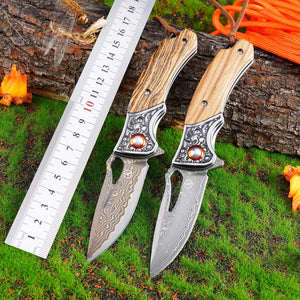 Koch – CuMai Copper Damascus – Drop Point – KKGT0028CU