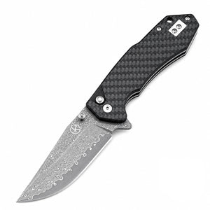 Koch – Stainless Damascus – Drop Point – KKGT0034BL
