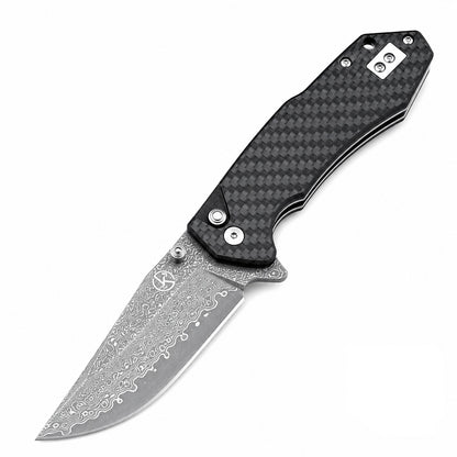 Koch – Stainless Damascus – Drop Point – KKGT0034BL