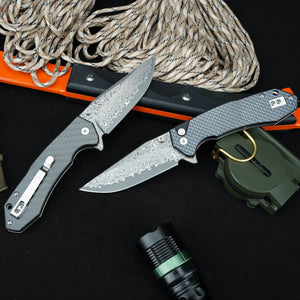 Koch – Stainless Damascus – Drop Point – KKGT0034UE