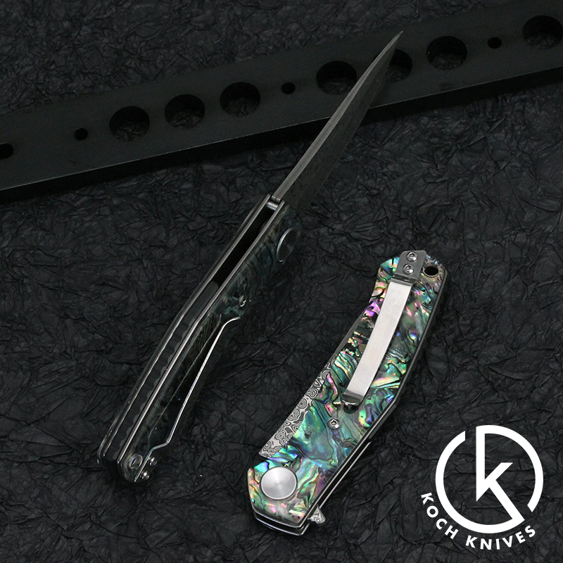 Premium Stainless Damascus Folding Knife KKGT4020