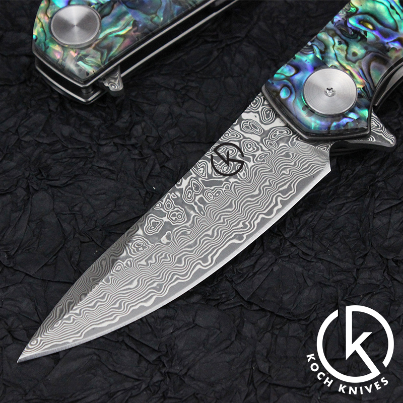 Premium Stainless Damascus Folding Knife KKGT4020