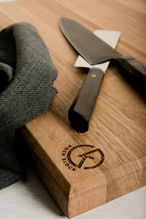 Koch Block - Premium Oak Cutting Board (500 × 400 × 38 mm)