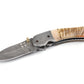 Koch Damascus Biltong Folding Utility Tool (Ram Horn Handle) YV-F9