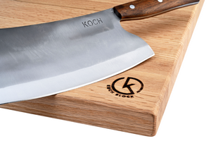 Koch Braai Cleaver and Cutting Board Gift Set CK-102